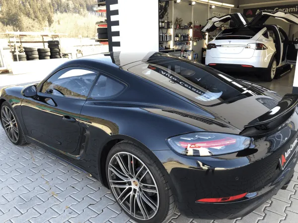 Porsche Cayman nach Vollaufbereitung